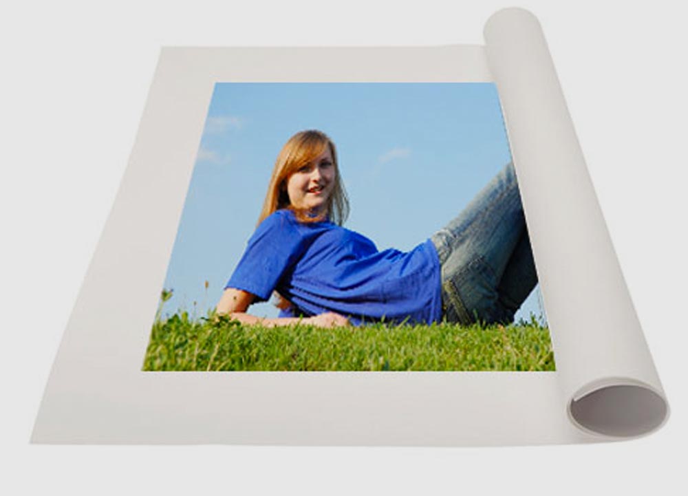 canvas print roll young lady photo