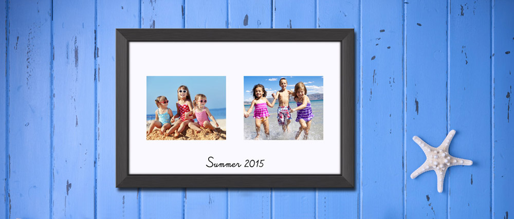 image of double print summer vacation